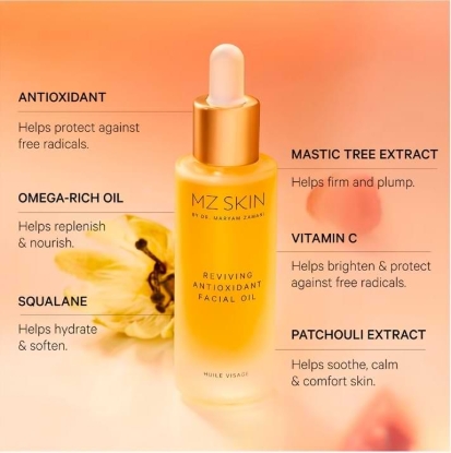 Picture of MZ Skin Reviving Antioxidant Facial Oil 30ml