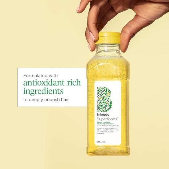 Picture of Briogeo Superfoods. Banana + Coconut Nourishing Shampoo 369ml