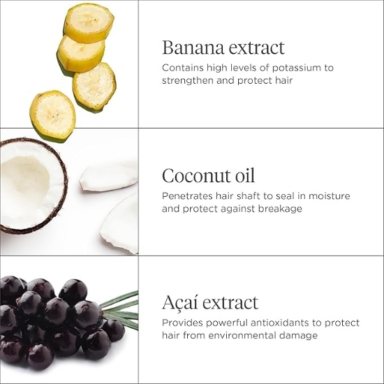 Picture of Briogeo Superfoods. Banana + Coconut Nourishing Shampoo 369ml