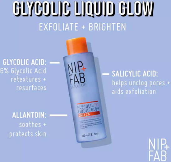 Picture of NIP+FAB Glycolic Fix Exfoliating Liquid Glow Daily 2% 100ml