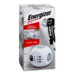 Picture of 3 Way Cube Socket Power With 3 Usb Plug Socket Electric Cube Extension Lead 