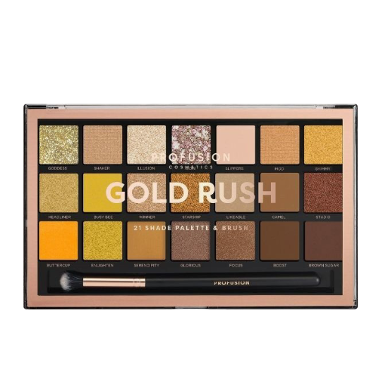 Picture of Profusion Cosmetics Gold Rush 21 Shade Eyeshadow
