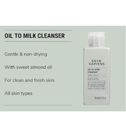 Picture of Skin Sapiens Make Down Oil to Milk Cleanser 150ml