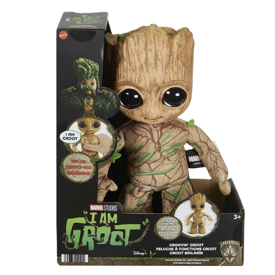 Picture of Marvel I am Groot Groovin' Groot Dancing and Talking Plush Figure