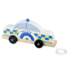 Picture of Orange Tree Toys Police Car Stacking Pull Along