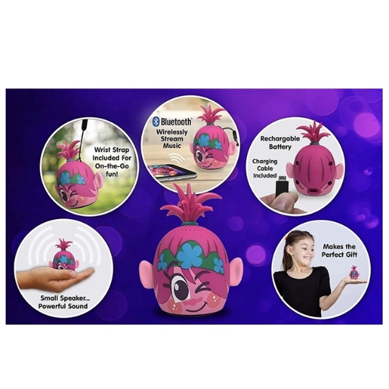 Picture of Trolls World Tour Poppy Pink Bluetooth Portable Speaker