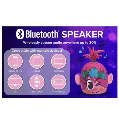 Picture of Trolls World Tour Poppy Pink Bluetooth Portable Speaker