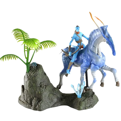 Picture of Avatar Way Of The Water Deluxe Medium Action Figures Tsu'tey & Direhorse