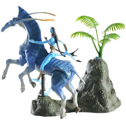 Picture of Avatar Way Of The Water Deluxe Medium Action Figures Tsu'tey & Direhorse