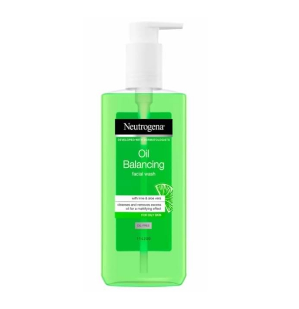 Picture of Neutrogena Oil Balancing Face Wash Lime and Aloe Vera 200ml